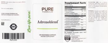 PureFormulas Adrenoblend - supplement