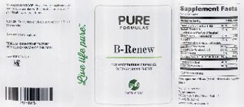 PureFormulas B-Renew - supplement