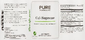 PureFormulas Cal-Supreme - supplement