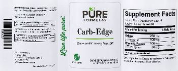 PureFormulas Carb-Edge - supplement