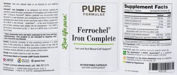 PureFormulas Ferrochel Iron Complete - supplement
