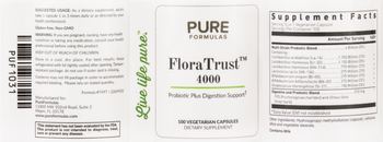 PureFormulas Flora Trust 4000 - supplement