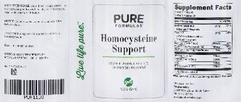 PureFormulas Homocysteine Support - supplement