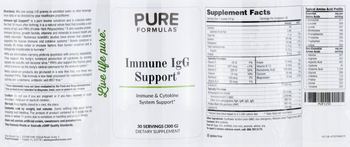 PureFormulas Immune IgG Support - supplement