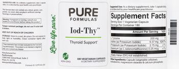 PureFormulas Iod-Thy - supplement