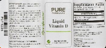 PureFormulas Liquid Vitamin D - supplement
