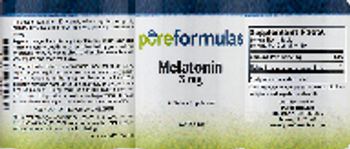 PureFormulas Melatonin 3 mg - supplement