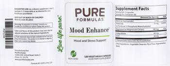 PureFormulas Mood Enhance - supplement