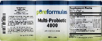 PureFormulas Multi-Probiotic 4000 - supplement