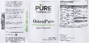 PureFormulas OsteoPure - supplement