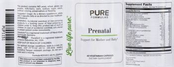PureFormulas Prenatal - supplement