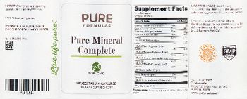 PureFormulas Pure Mineral Complete - supplement