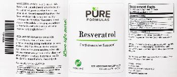PureFormulas Resveratrol - supplement