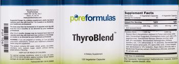 PureFormulas ThyroBlend - supplement