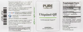 PureFormulas Ubiquinol-QH - supplement