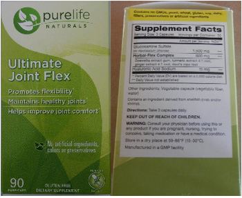 Purelife Naturals Ultimate Joint Flex - supplement