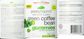 Purely Inspired Green Coffee Bean Gummies Mixed Fruit - supplement