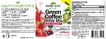 Purely Inspired Green Coffee Drink Mix Wildberry - supplement