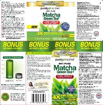 Purely Inspired Matcha Green Tea+ - supplement
