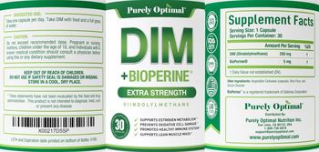 Purely Optimal DIM +BioPerine - supplement