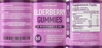 Purely Optimal Elderberry Gummies - supplement