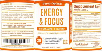 Purely Optimal Energy & Focus - supplement