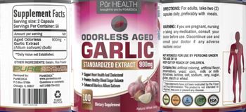 PurHEALTH Odorless Aged Garlic 900 mg - supplement