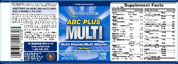 Puritan's Pride ABC Plus Multi - supplement