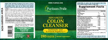 Puritan's Pride Advanced Colon Cleanser - herbal supplement