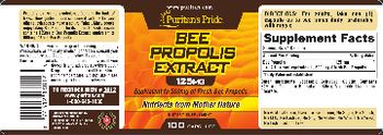 Puritan's Pride Bee Propolis Extract 125 mg - supplement