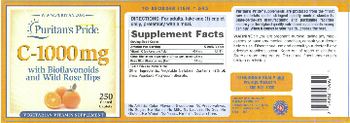 Puritan's Pride C-1000 mg - vegetarian vitamin supplement