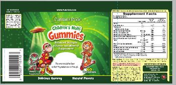 Puritan's Pride Children's Multi Gummies - balanced multiple vitamin ans mineral supplement