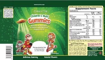 Puritan's Pride Children's Multi Gummies - balanced multiple vitamin and mineral supplement