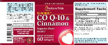 Puritan's Pride CO Q-10 & Cinnamon - supplement