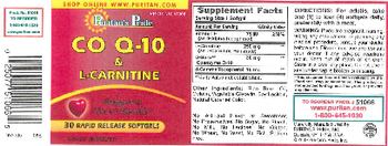 Puritan's Pride CO Q-10 & L-Carnitine - supplement