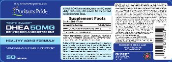 Puritan's Pride DHEA 50 mg - vegetarian supplement