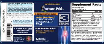 Puritan's Pride Double Strength Joint Soother - supplement