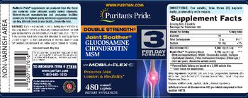 Puritan's Pride Double Strength Joint Soother Glucosamine Chondroitin MSM - supplement