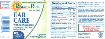 Puritan's Pride Ear Care with Bioflavonoids - vegetarian supplement