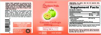 Puritan's Pride Garcinia Cambogia 1000 mg - supplement