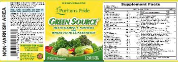 Puritan's Pride Green Source - vegetarian supplement
