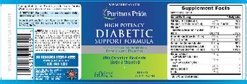 Puritan's Pride High Potency Diabetic Support Formula - supplement