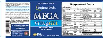 Puritan's Pride Mega Vita Gel - supplement