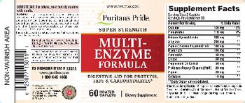 Puritan's Pride Multi-Enzyme Formula - supplement