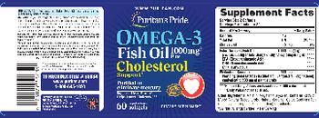 Puritan's Pride Omega-3 Fish Oil Plus 1000 mg - supplement