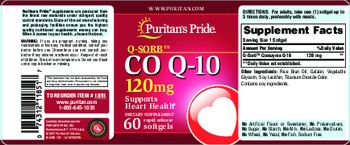 Puritan's Pride Q-Sorb Co Q-10 120 mg - supplement