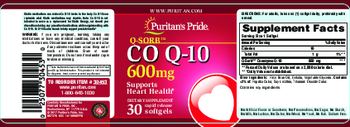 Puritan's Pride Q-Sorb Co Q-10 600 mg - supplement