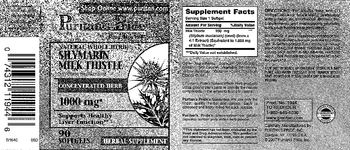 Puritan's Pride Silymarin Milk Thistle - herbal supplement