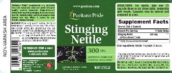Puritan's Pride Stinging Nettle 300 mg - herbal supplement