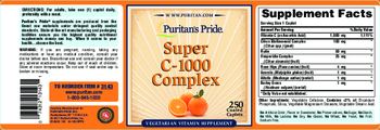 Puritan's Pride Super C-1000 Complex - vegetarian vitamin supplement